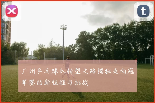 广州乒乓球队转型之路揭秘走向冠军赛的新征程与挑战