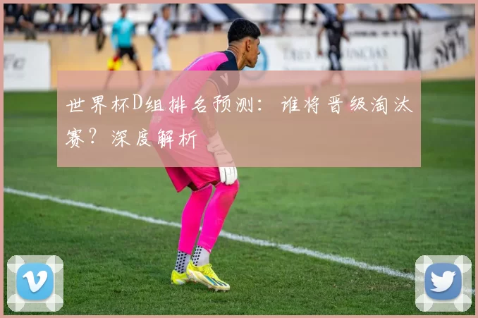 世界杯D组排名预测：谁将晋级淘汰赛？深度解析