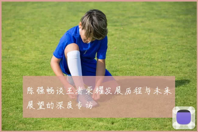 陈强畅谈王者荣耀发展历程与未来展望的深度专访