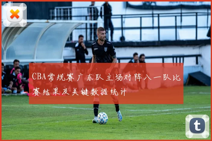 CBA常规赛广东队主场对阵八一队比赛结果及关键数据统计